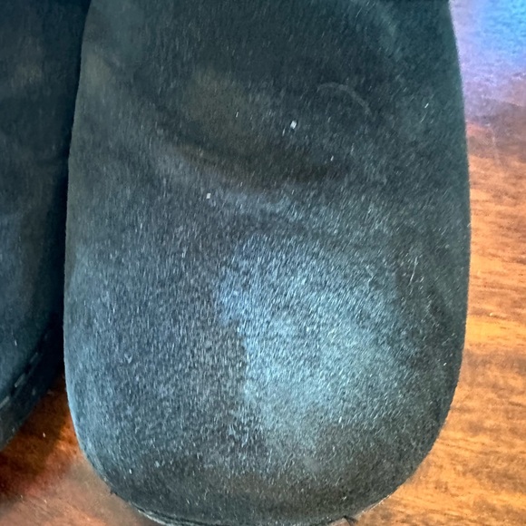 Vintage Chanel black suede mules/clogs 2004 in used condition size 39 - Picture 8 of 14